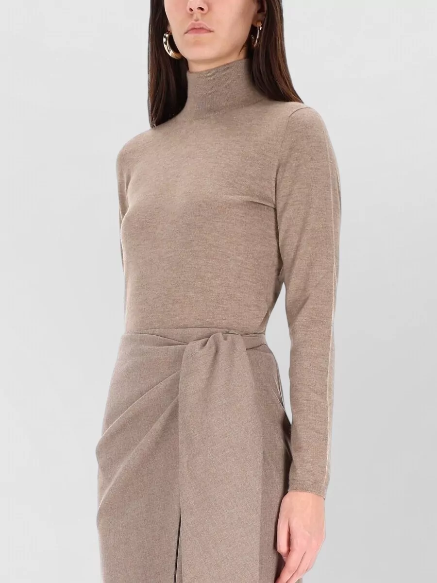 Max Mara Cashmere Turtleneck Midi Dress