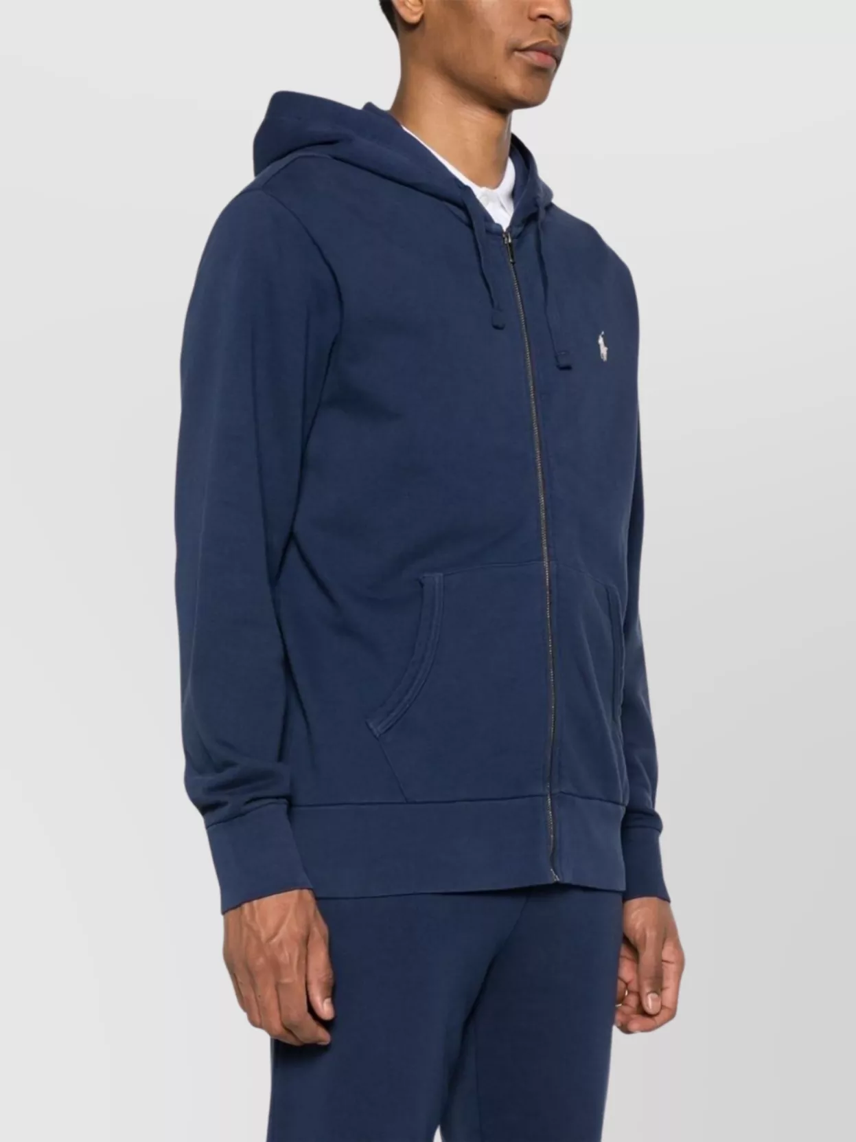 Ralph Lauren Cotton Jersey Logo Hoodie With Pouch Pockets