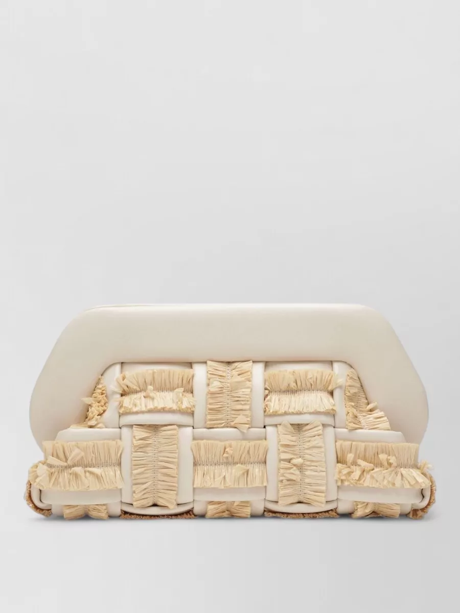 Themoiré bios clutch bag