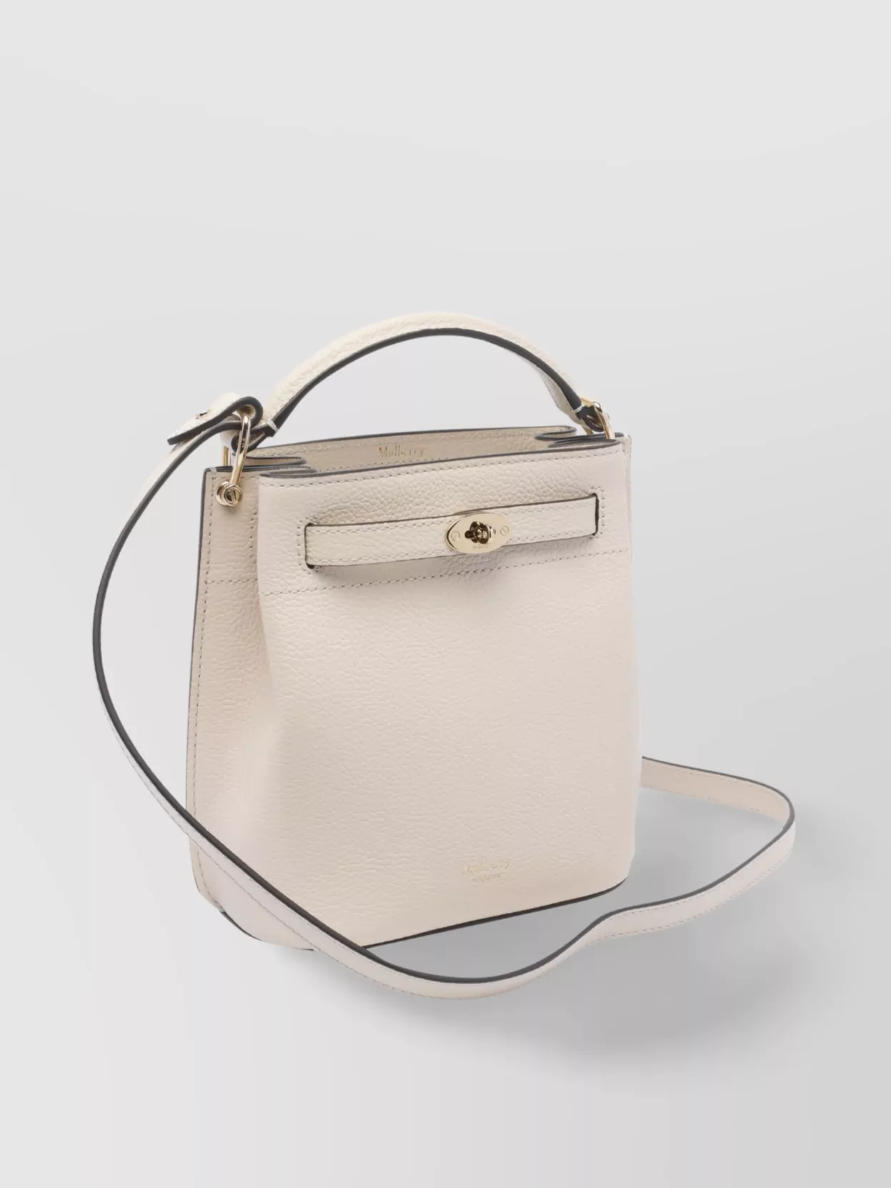 Mulberry Mini Islington Bucket Bag With Pebbled Texture
