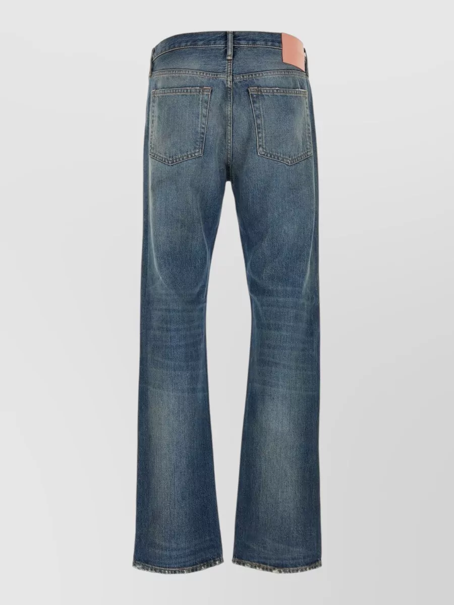 Acne Studios Denim Mid-Rise Straight-Leg Jeans