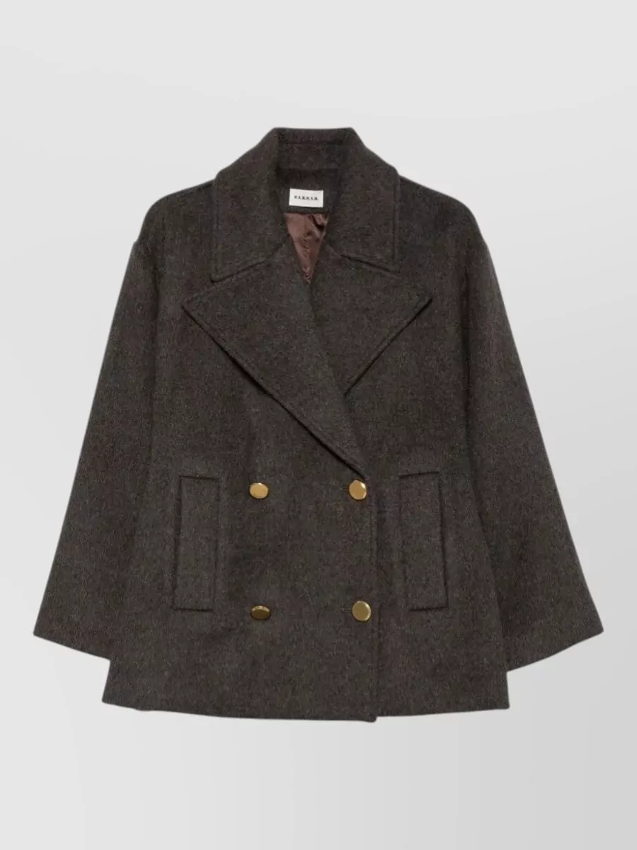 P.a.r.o.s.h. wool fitted jacket