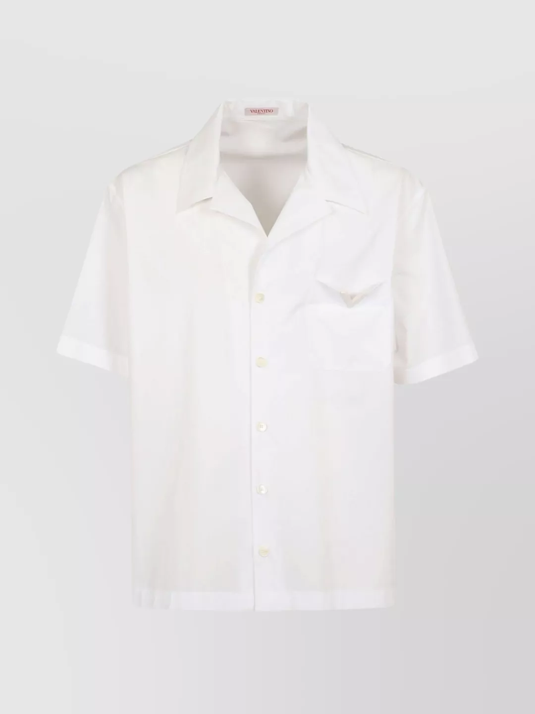 Shop Valentino Pocket V-neck Short Sleeve Shirt