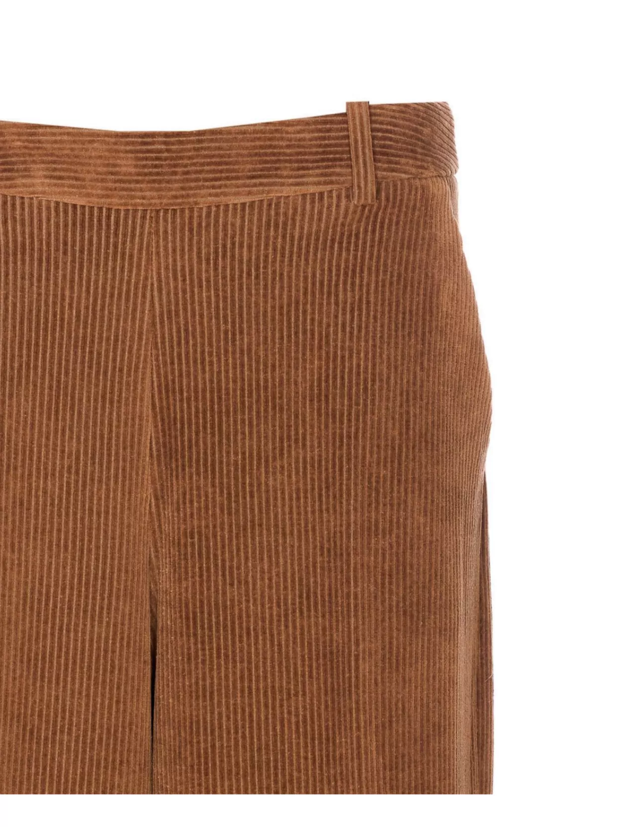 Circolo 1901 Flared Corduroy Trousers Lateral Pockets