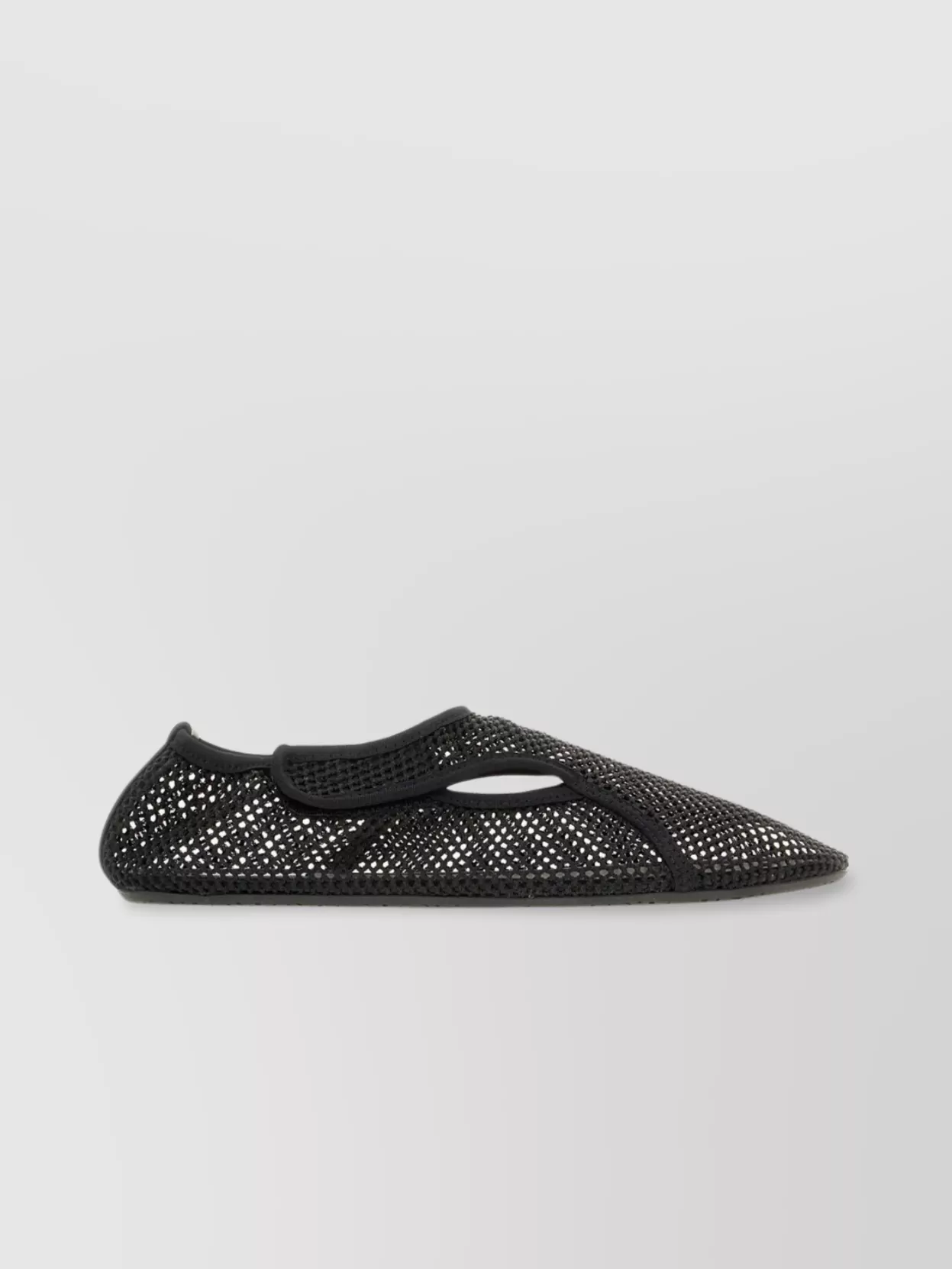 Alaïa Mesh Flat Sole Slippers