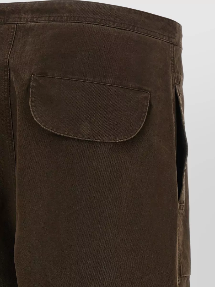 Entire Studios Cotton Wide-Leg Cargo Shorts