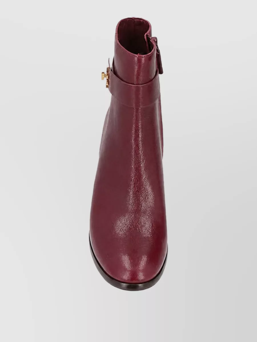Tory Burch Leather Ankle Boots