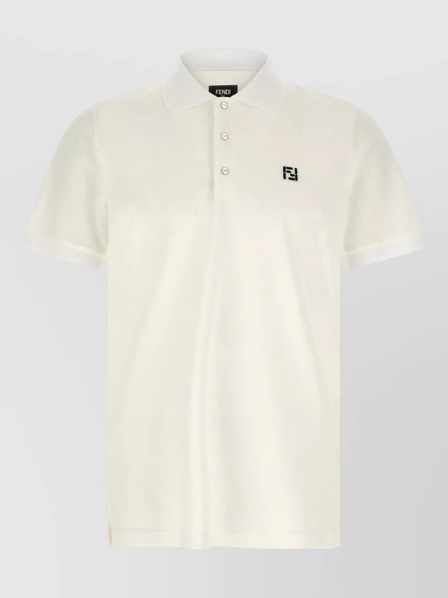 Fendi Ff selleria polo shirt short sleeves | The Fashion Square