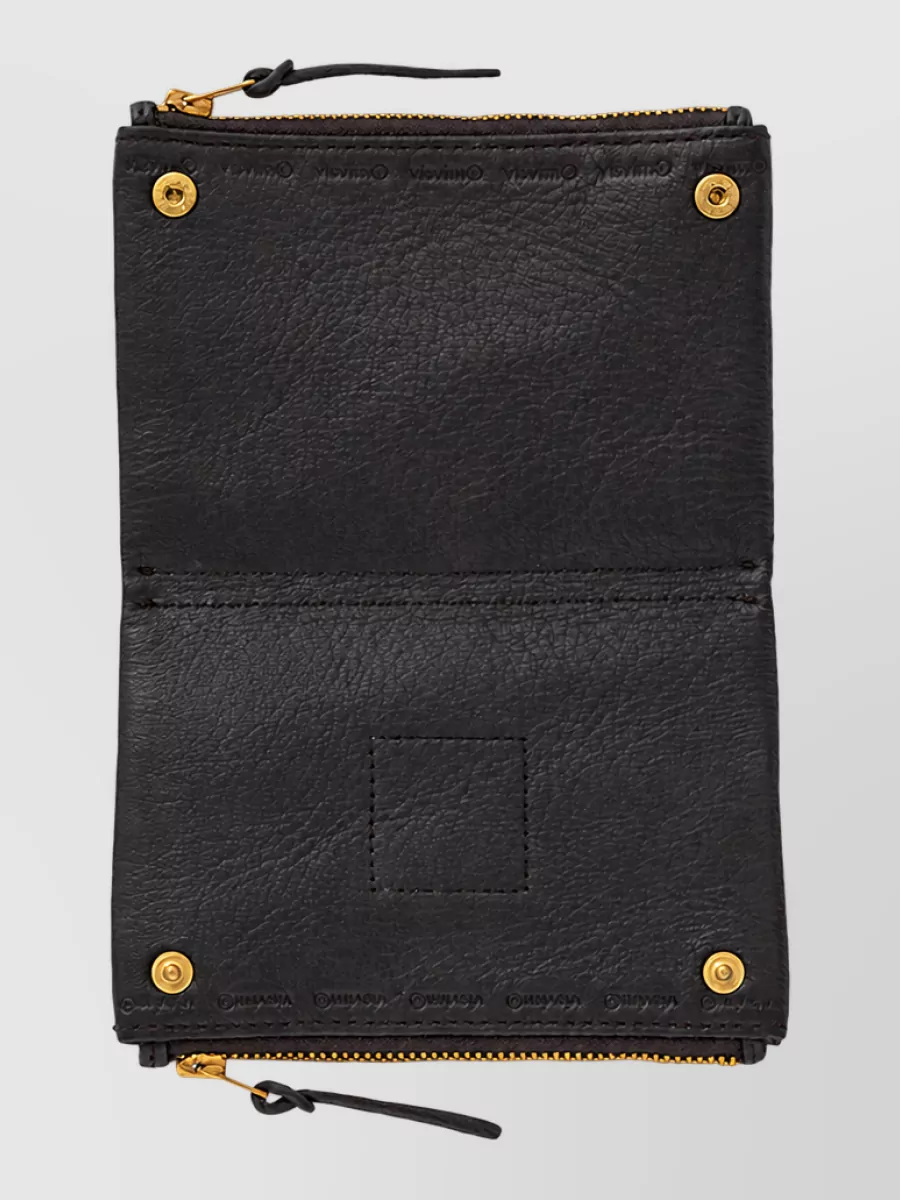 Visvim Leather Zip Bifold Wallet