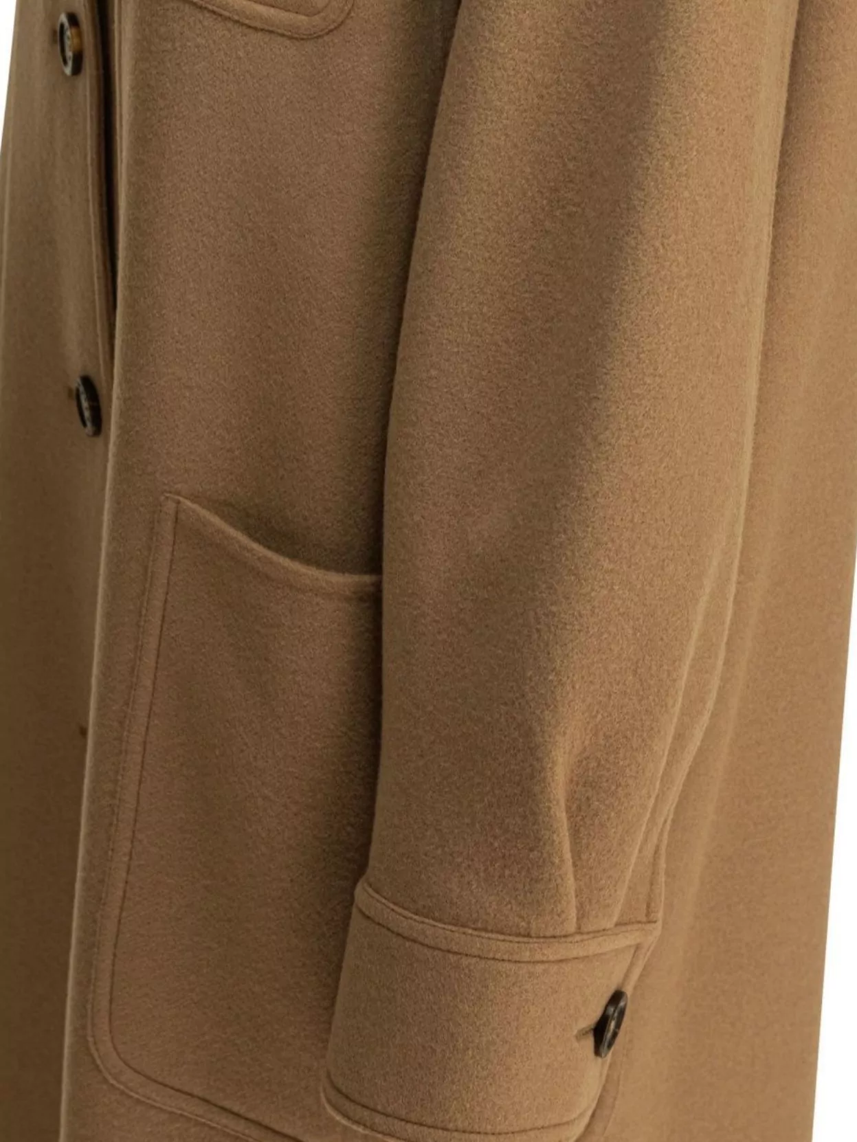 MAX MARA LONG LENGTH COAT WITH CHEST AND FRONT POCKETS