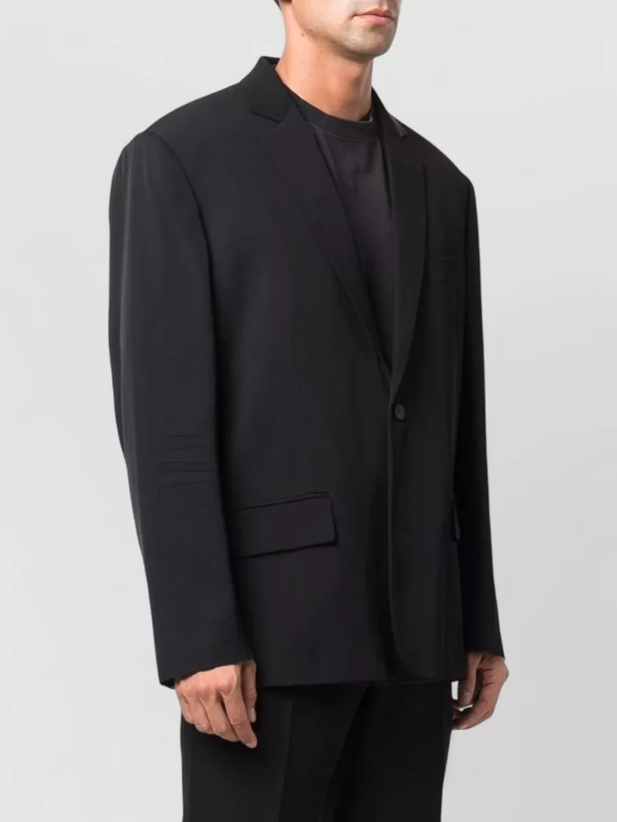 Balenciaga Tailored Jacket Nylon Silk Blend