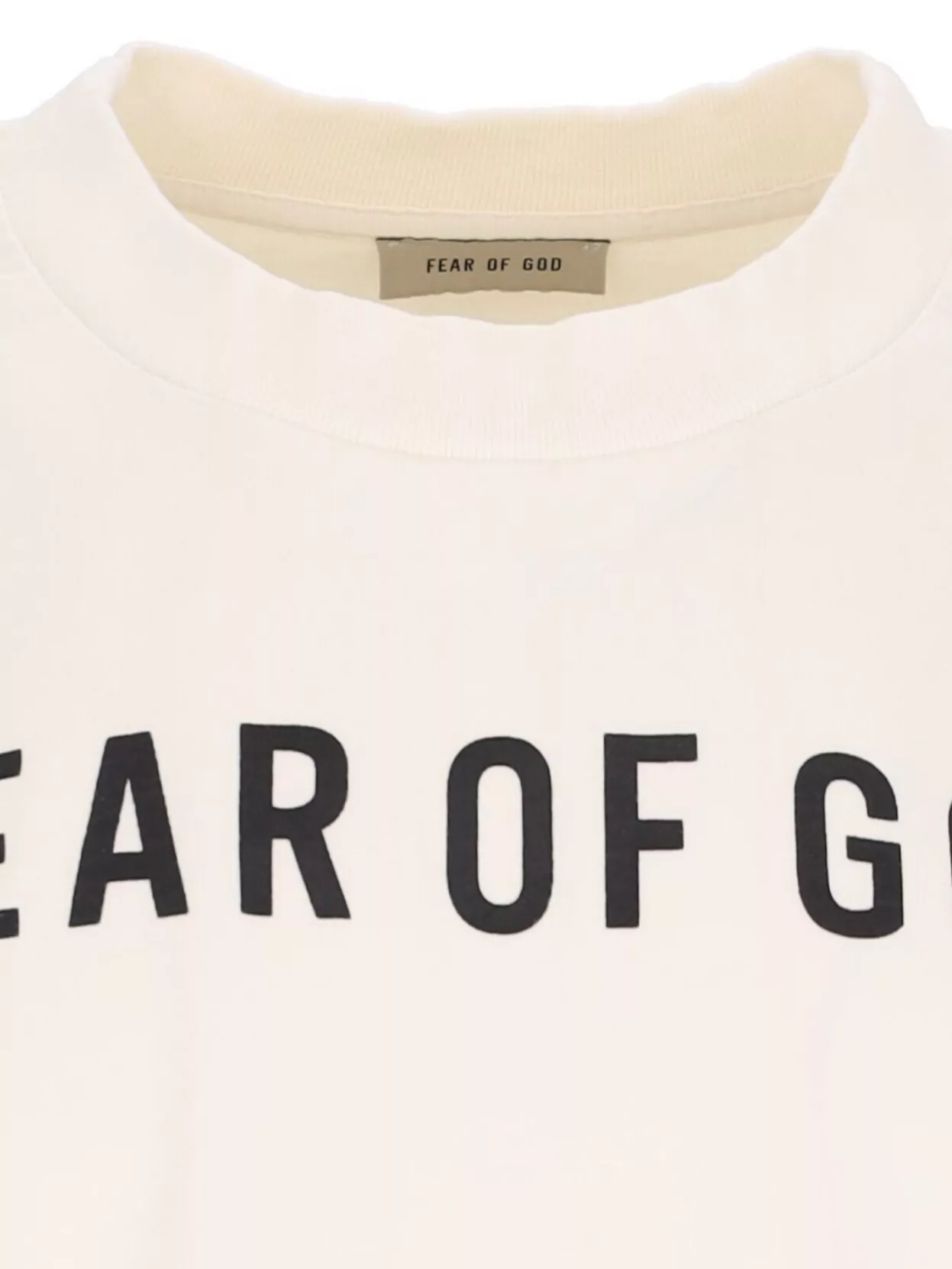 Fear Of God Graphic Print Crew Neck Long Sleeves