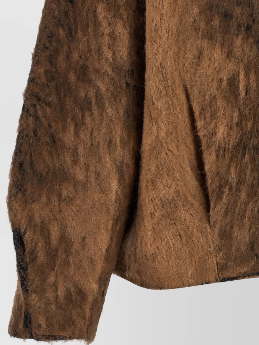 Nude Brushed Animalier Knit Jacket