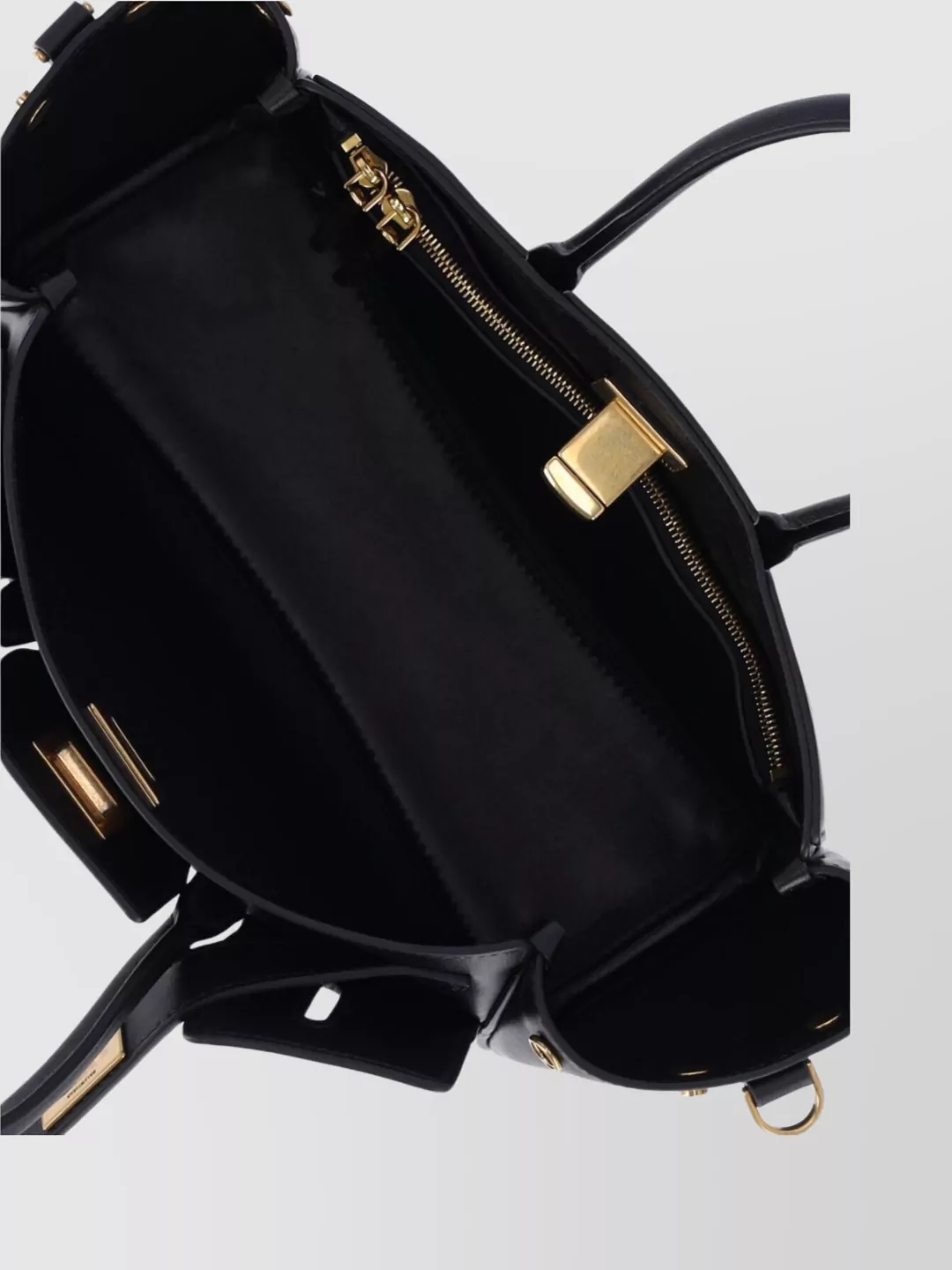 Balenciaga Structured Tote Bag Gold-Tone Hardware