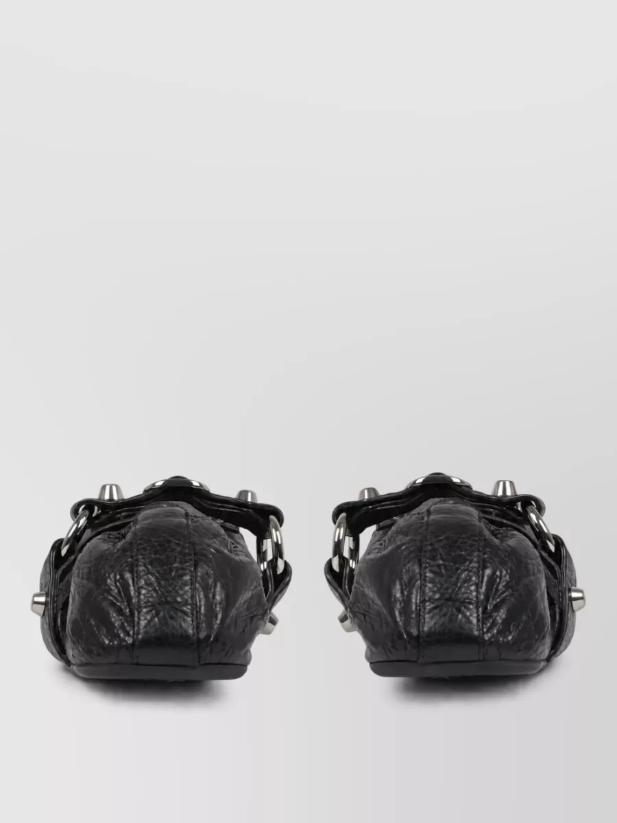 Balenciaga Leather Ballerina Mules