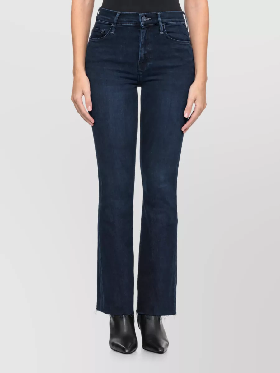 Mother Straight-Leg Denim Jeans