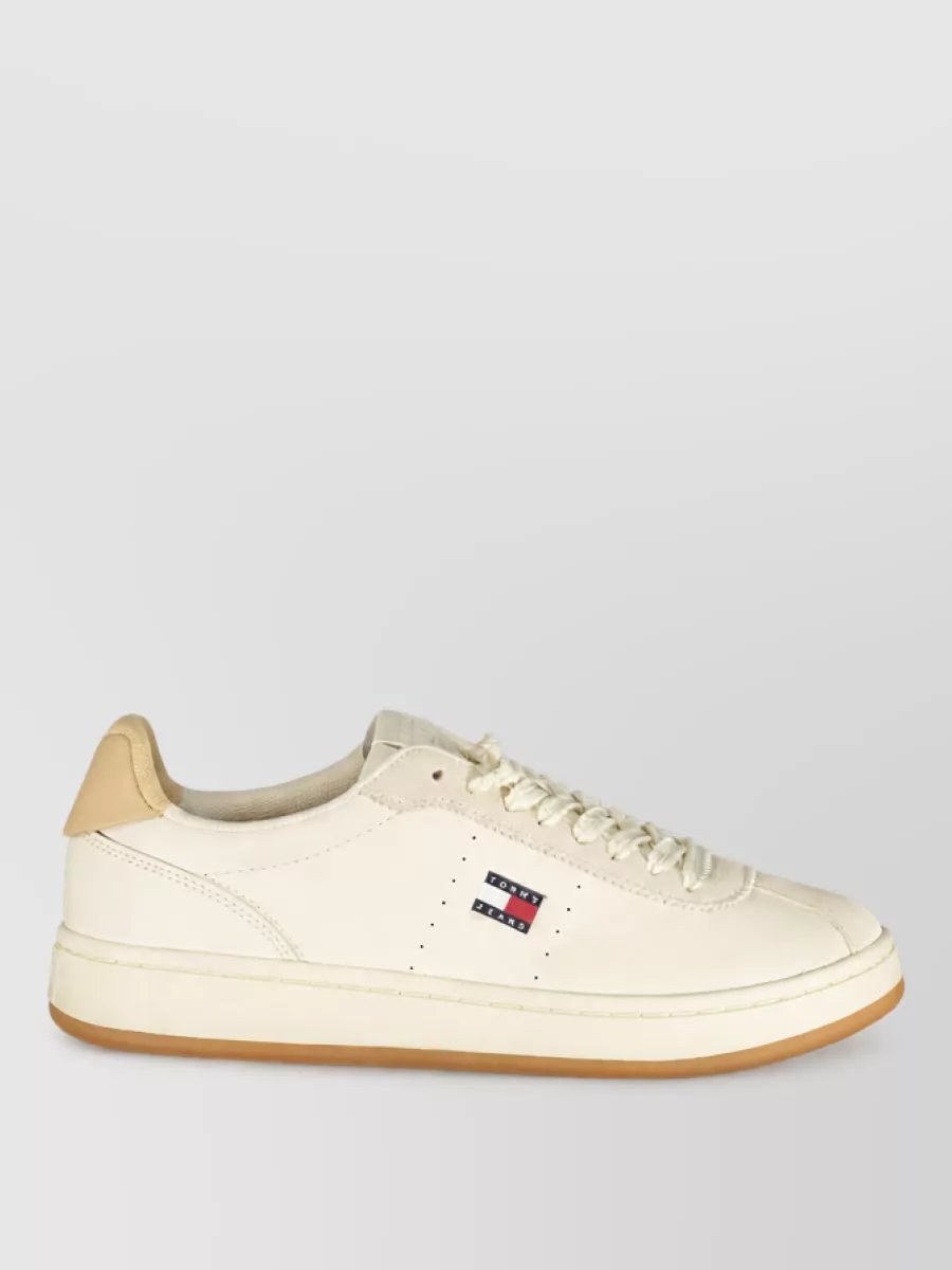 Tommy Hilfiger Leather Lace-Up Sneakers