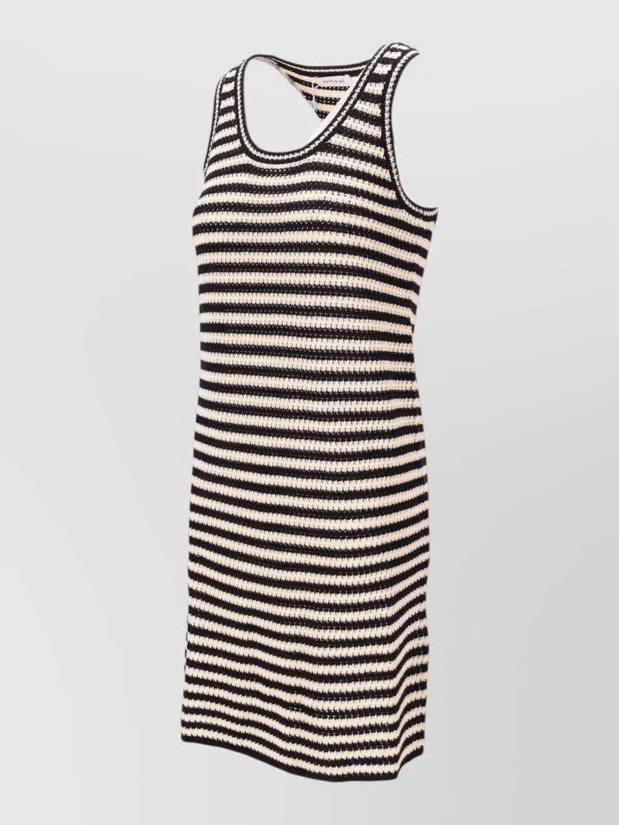 Anine Bing Striped Knitted Dress