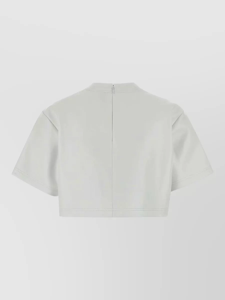 Balenciaga Leather Cropped Jacket