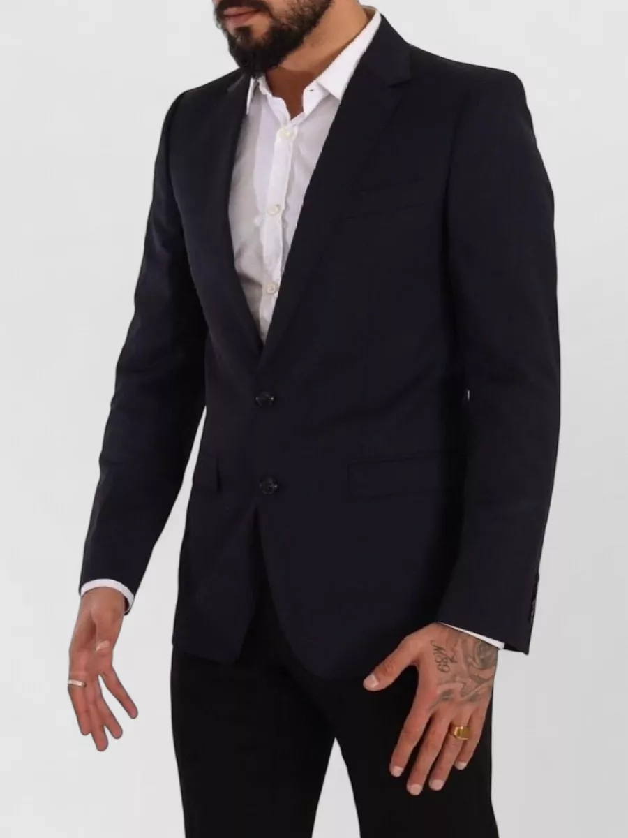 Dolce&Gabbana Virgin Wool Single Breasted Blazer