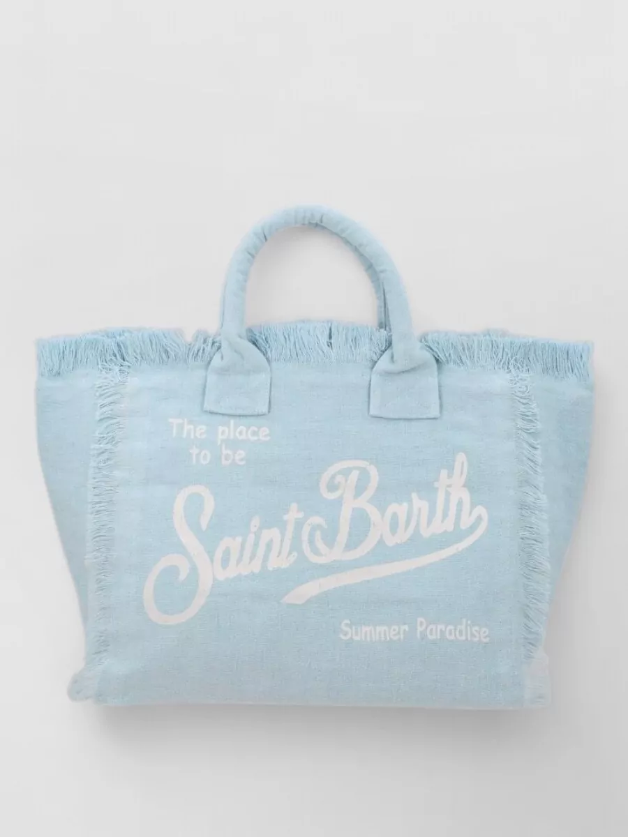 Mc2 Saint Barth Linen Beach Bag