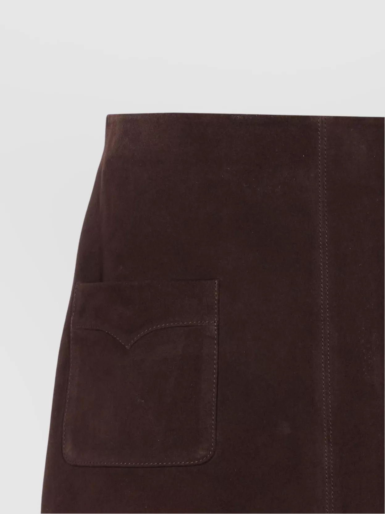 Zadig & Voltaire High Waist Mini Skirt With Front Pockets