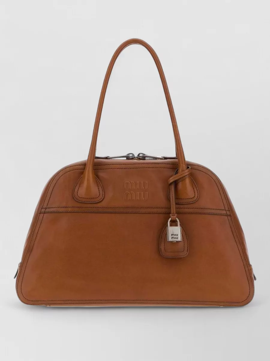Miu Miu Leather Tote Bag