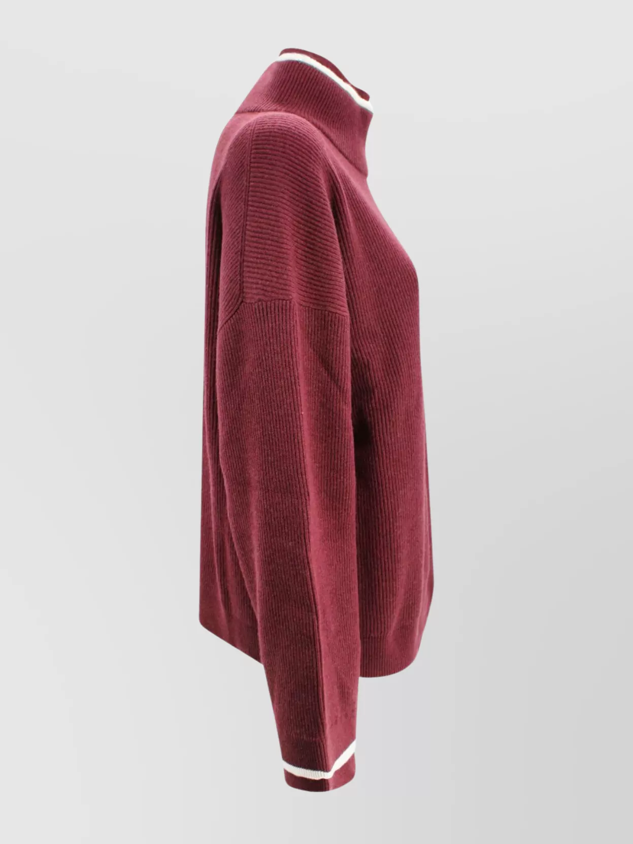 Brunello Cucinelli Structured Turtleneck Knitwear Keyhole Back