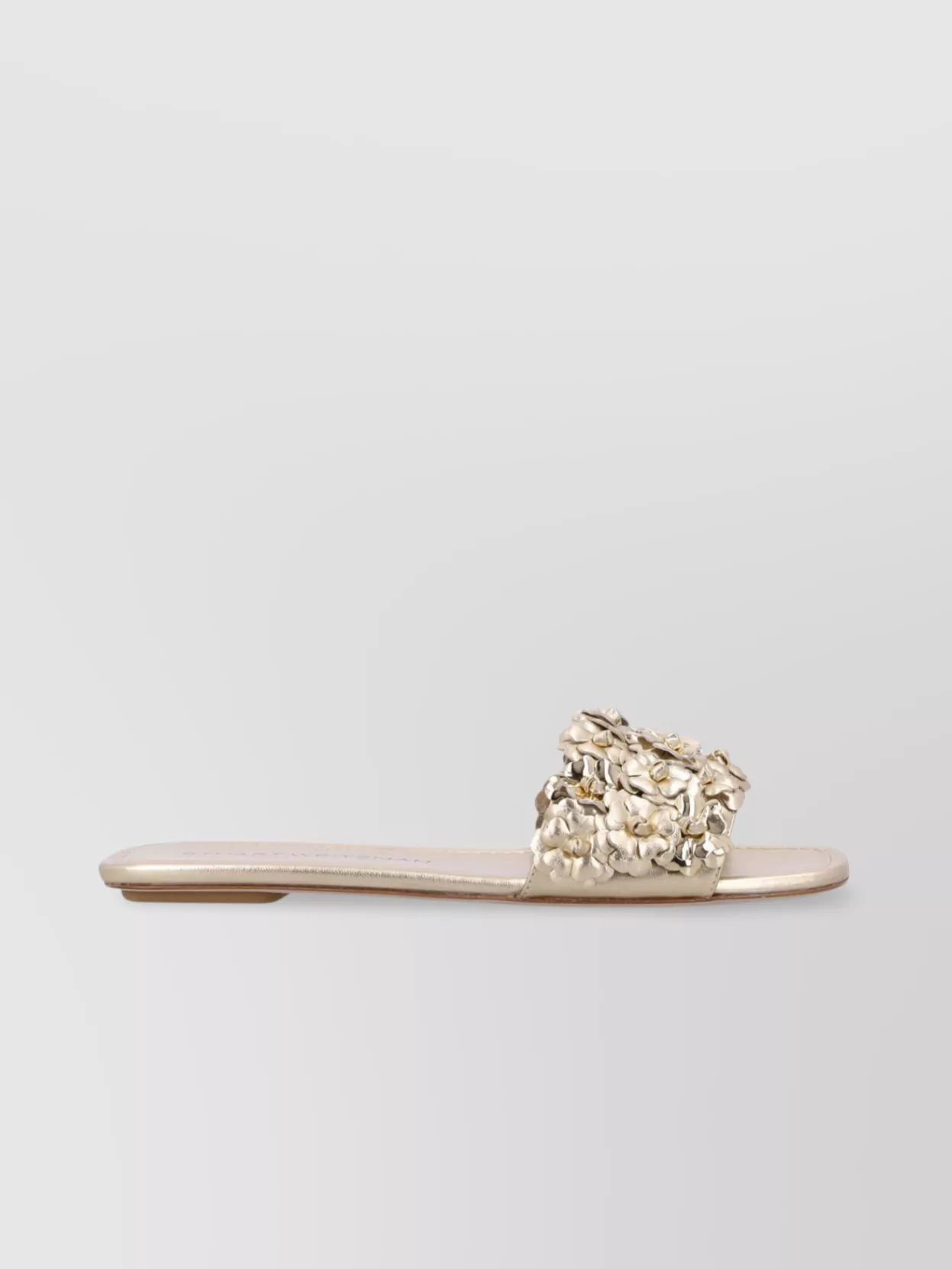 Stuart Weitzman Meadow Slide Floral Embellishments