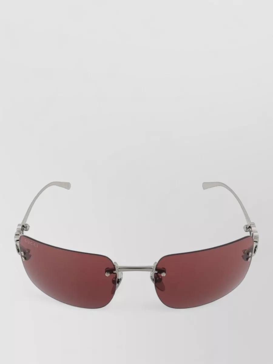 Gucci metal square sunglasses