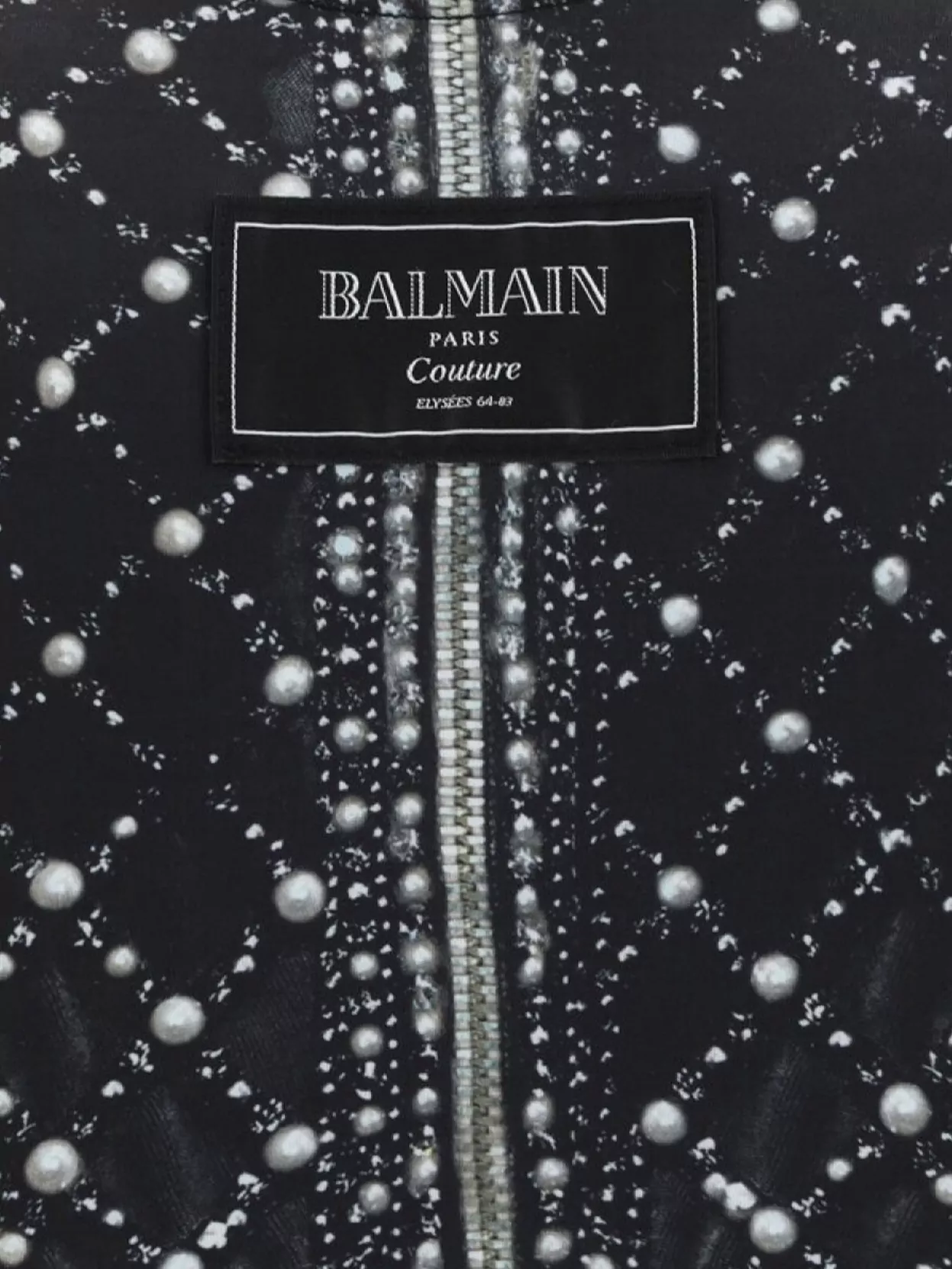 Balmain Illusion Embellished Sleeveless Top
