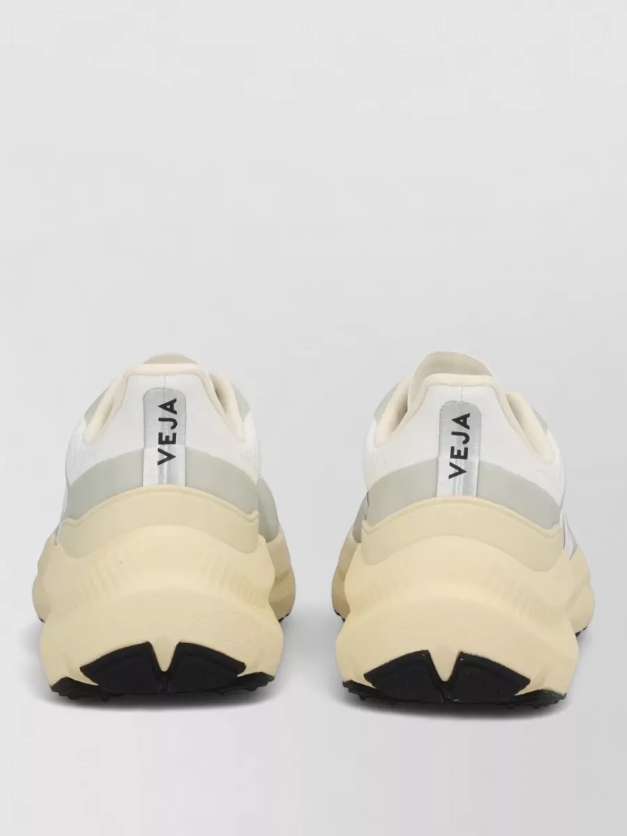 Veja Modern Mesh Sneakers Rubber Sole In White