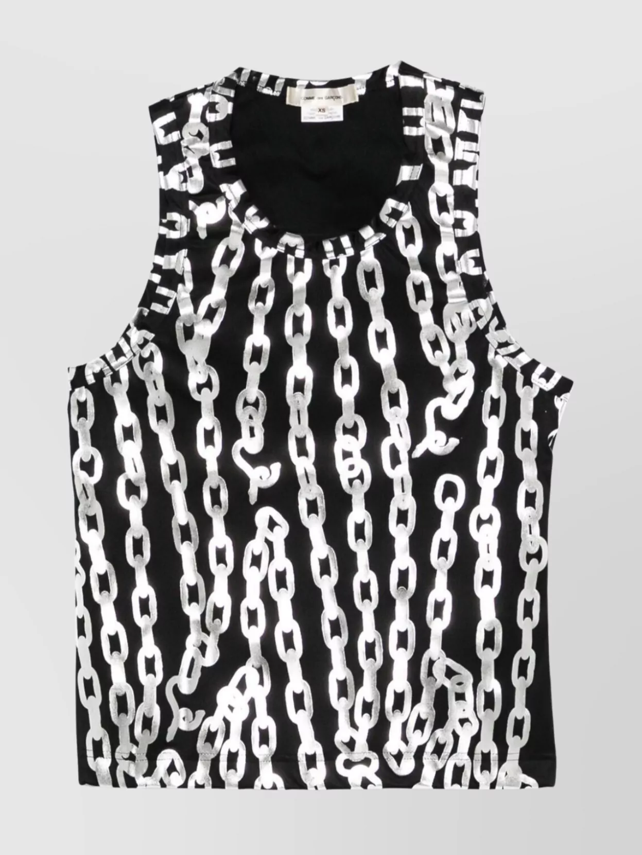 Comme Des Garçons Women's Chain Print Tank Top