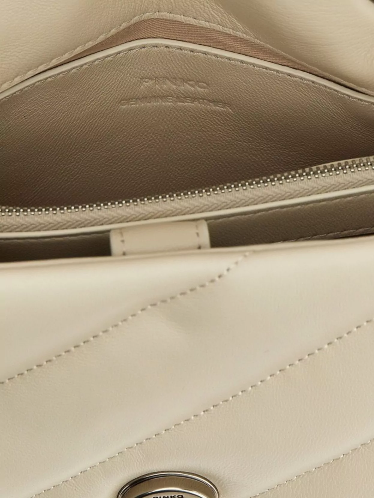 Pinko Quilted Chain Strap Mini Crossbody Bag