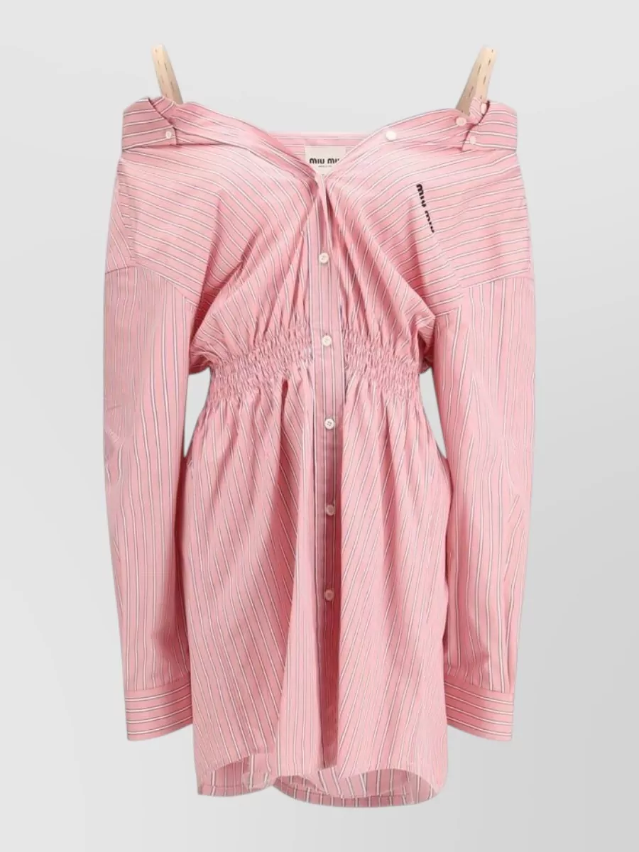 Miu Miu cotton mini dress