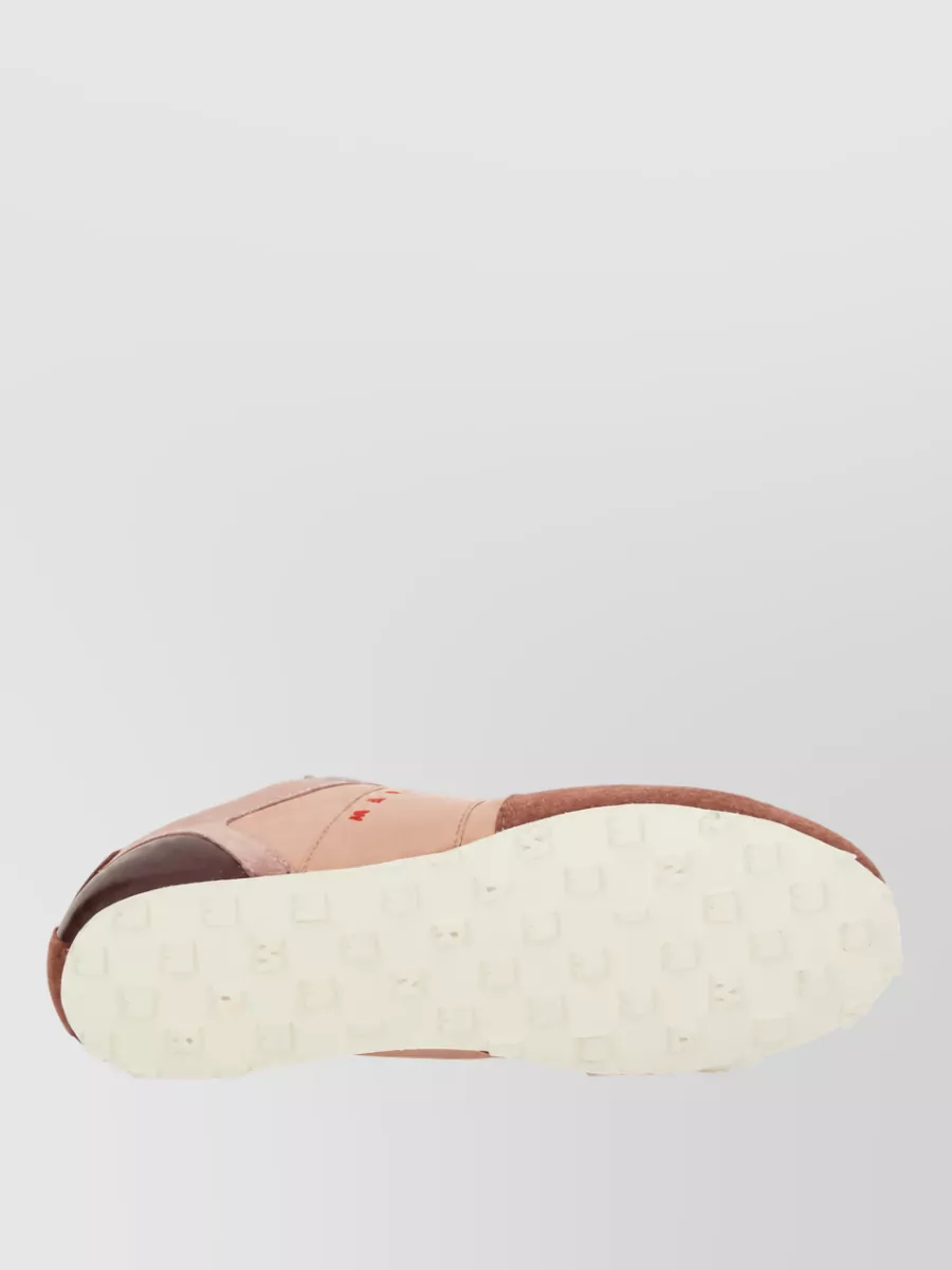 Marni Leather Lace-Up Sneakers