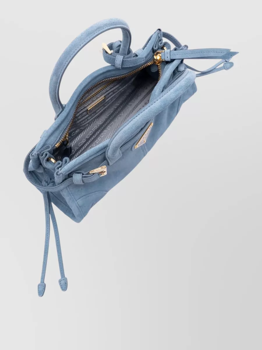 Prada Bonnie Mini Suede Leather Shoulder Bag