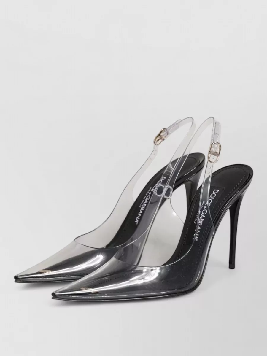 Dolce&Gabbana leather slingback pumps