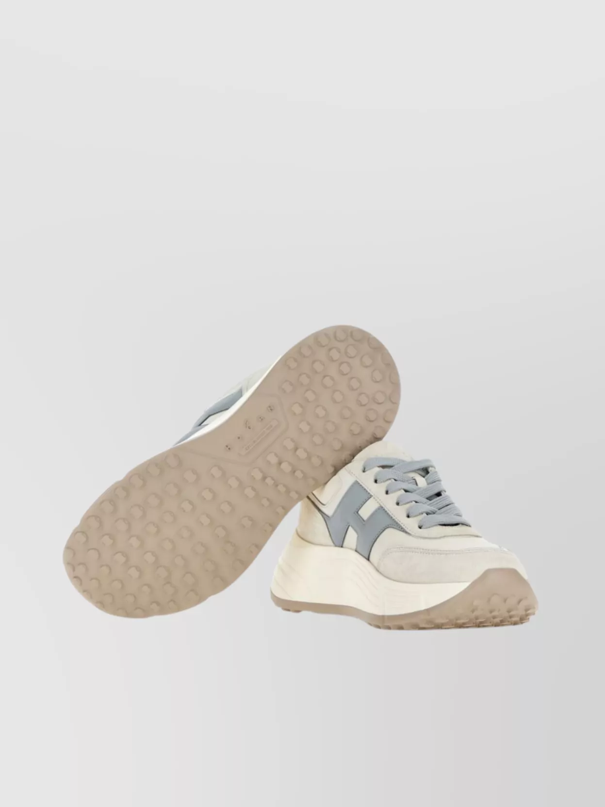 Hogan Round Toe Low Top Sneakers