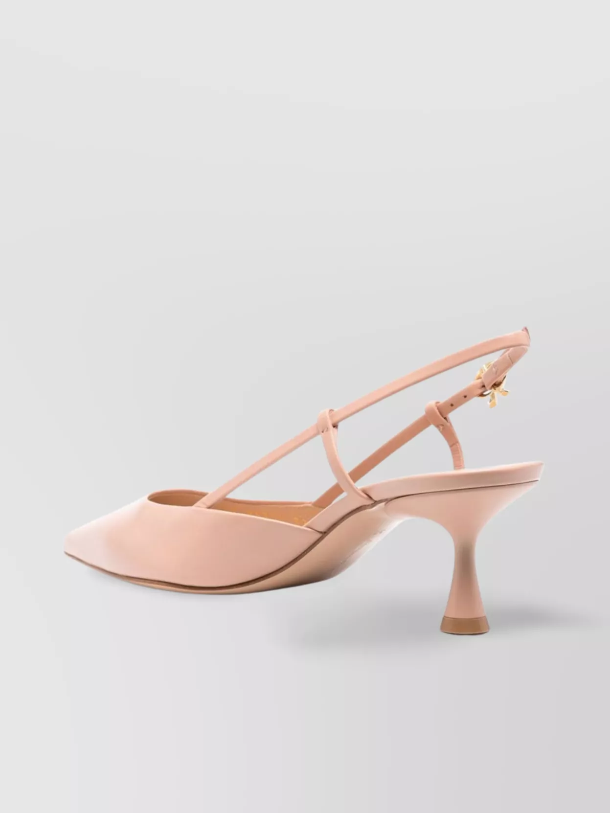 Gianvito Rossi 55 Mm Heel Slingback Pointed-toe Pumps In Pink