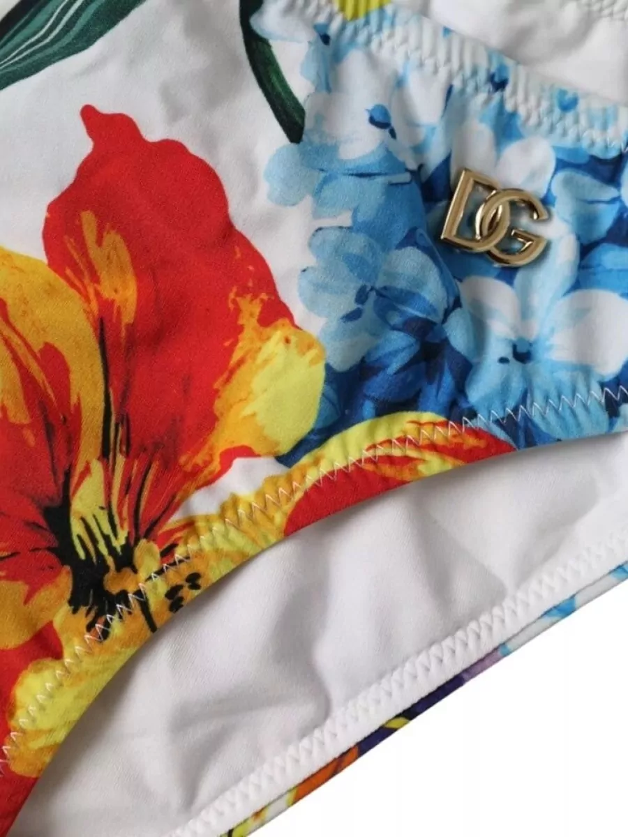 Dolce&Gabbana Floral Print Bikini Briefs