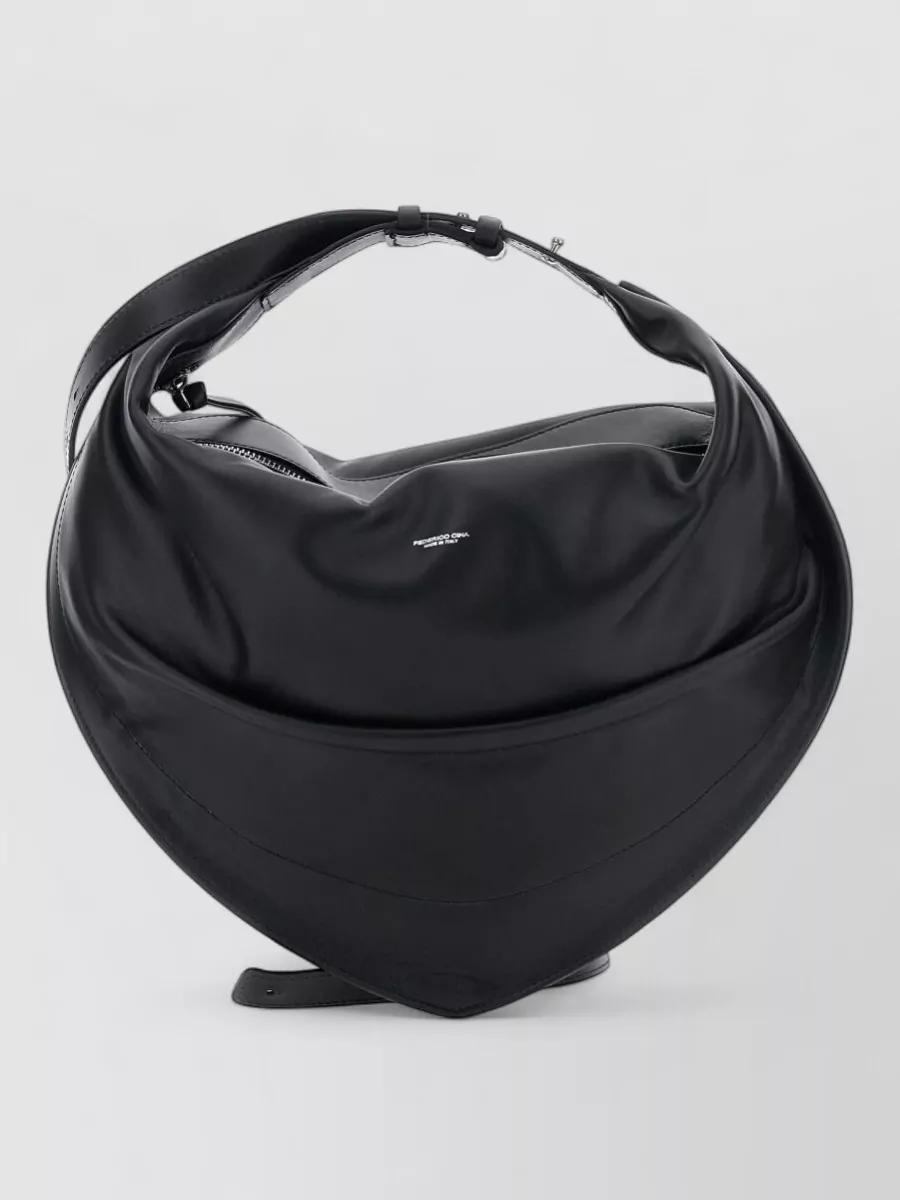 Federico Cina Leather Shoulder Bag