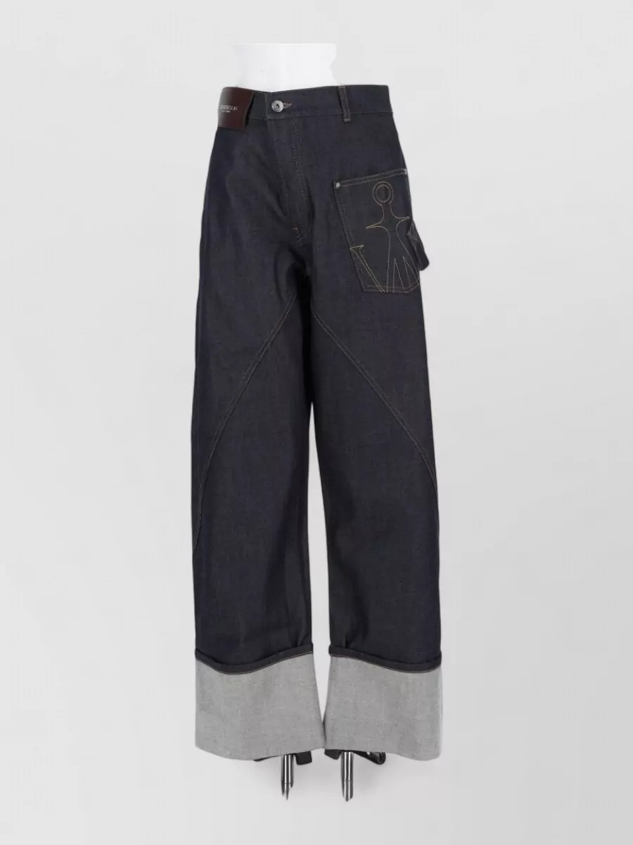 JW Anderson cotton wide-leg jeans