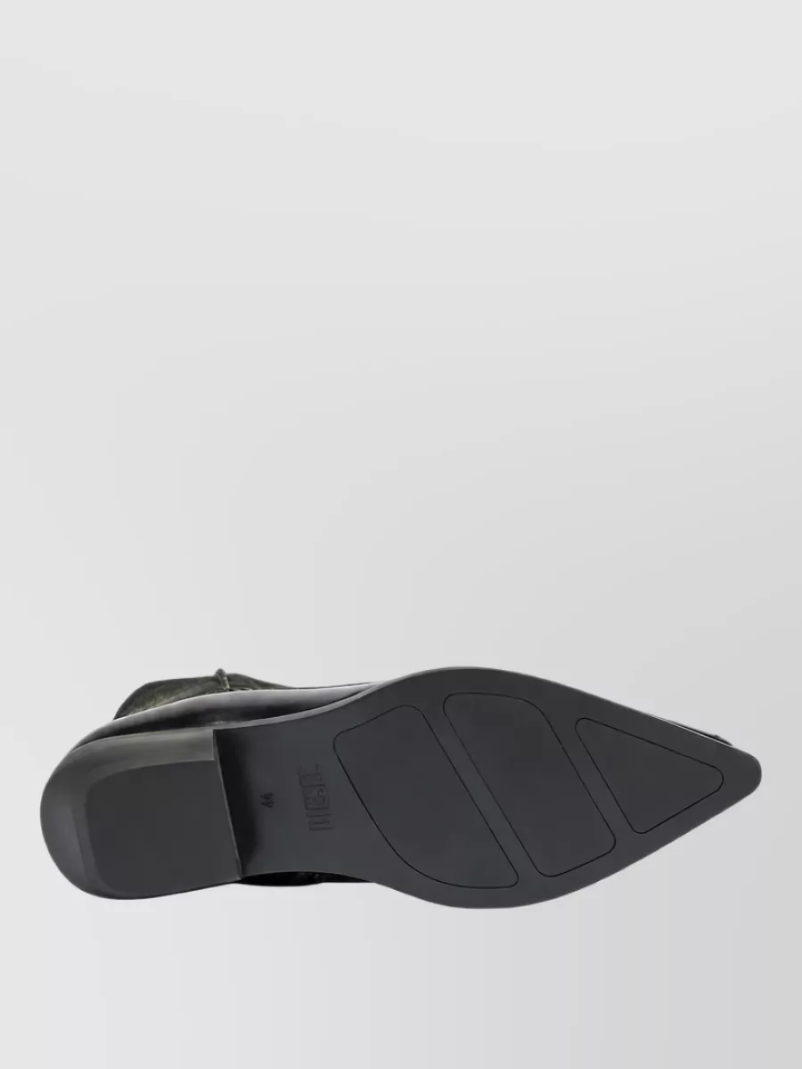 Diesel Leather Ankle Boots