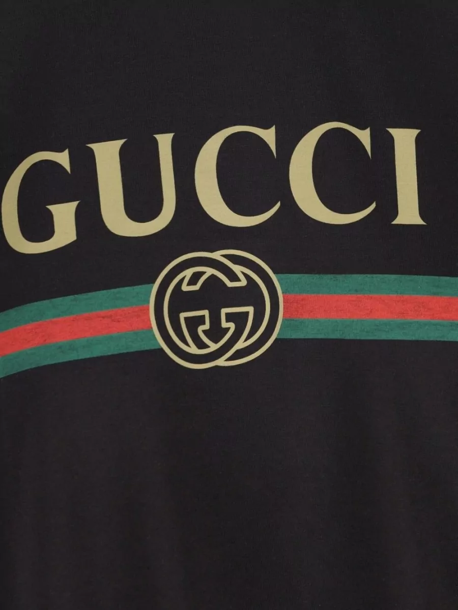 Gucci Silk Cotton Logo-Print Jersey T-Shirt