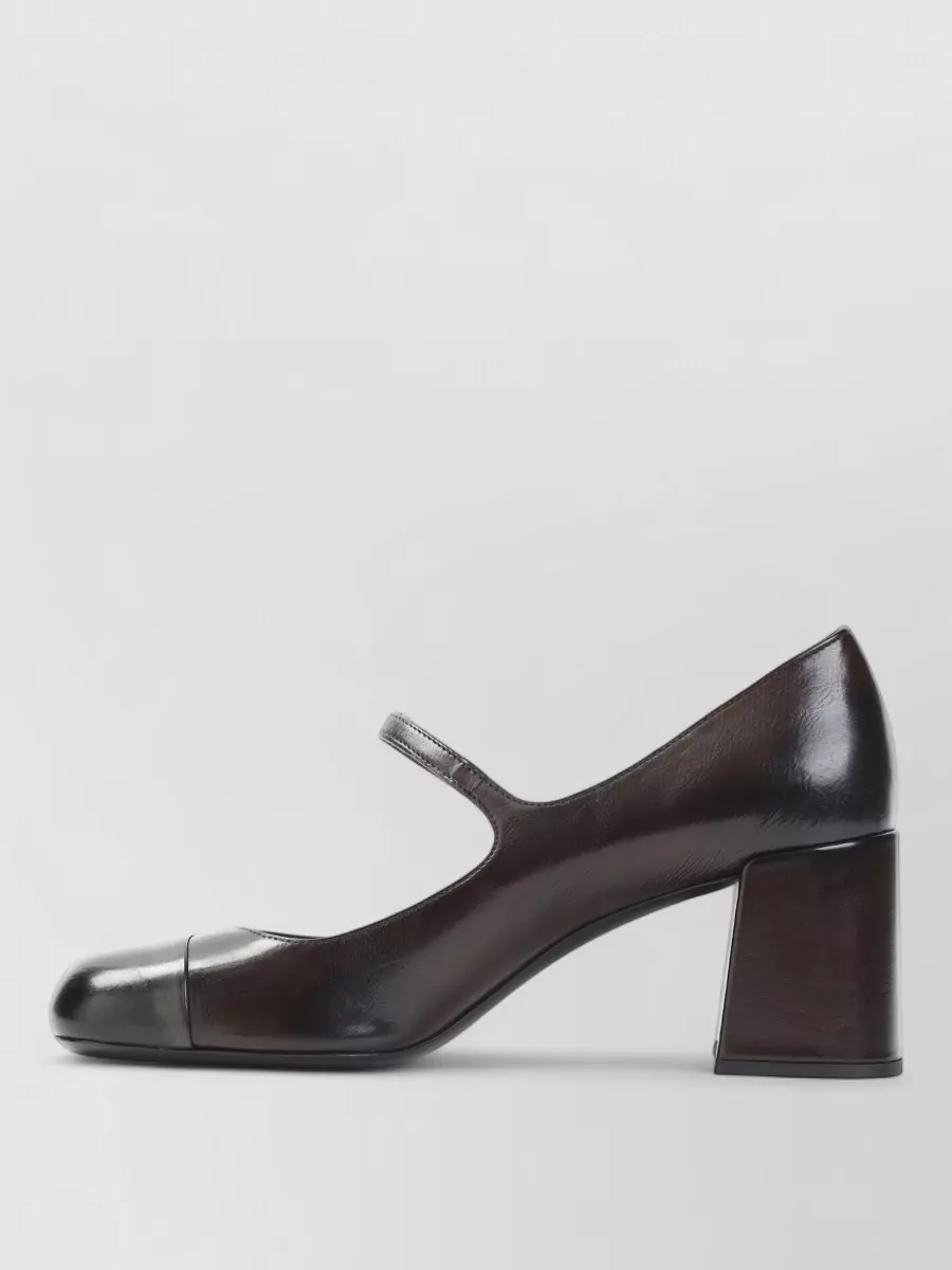 Miu Miu Leather Mary Jane Ballerina Shoes
