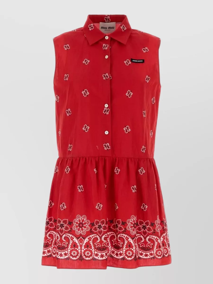 Miu Miu printed top