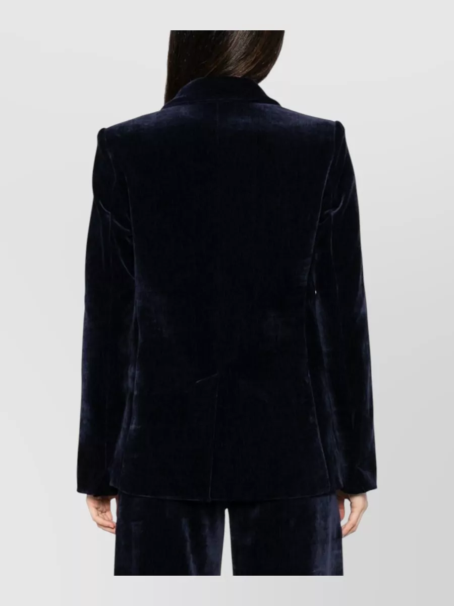 Forte Forte Velvet Double-Breasted Suit Jacket
