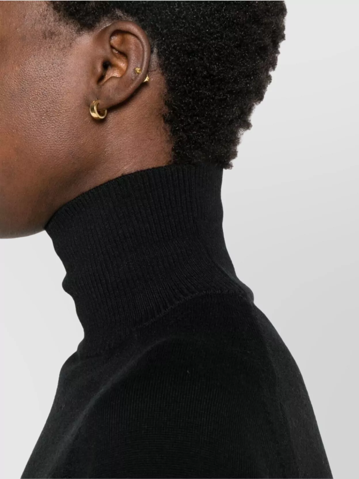 Sportmax Cropped Turtleneck Knitwear Long Sleeves