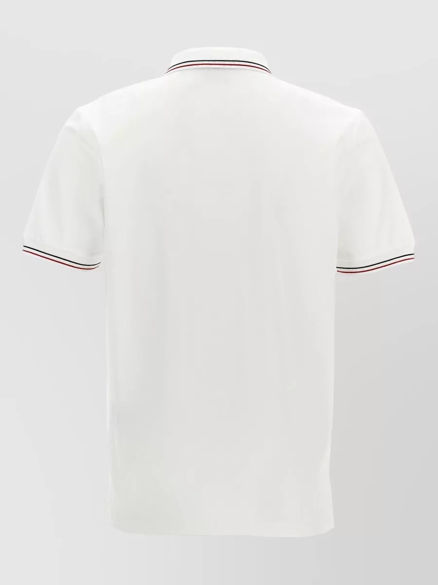 Prada Piqué Cotton Short-Sleeve Polo Shirt